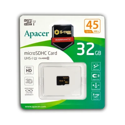 Apacer microSDHC เมมเมอรี่ สำหรับกล้องติดรถยนต์ UHS-I Class10 16GB 32GB