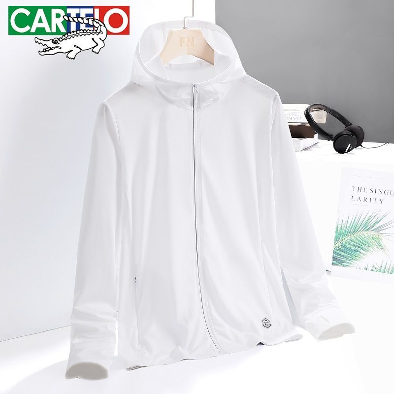 Cartelo CrocodileUPF50+Sun Protection Clothing Men's and Women's Long Sleeves Summer New UV Protection Fishing Couple Sun-Protective Clothing