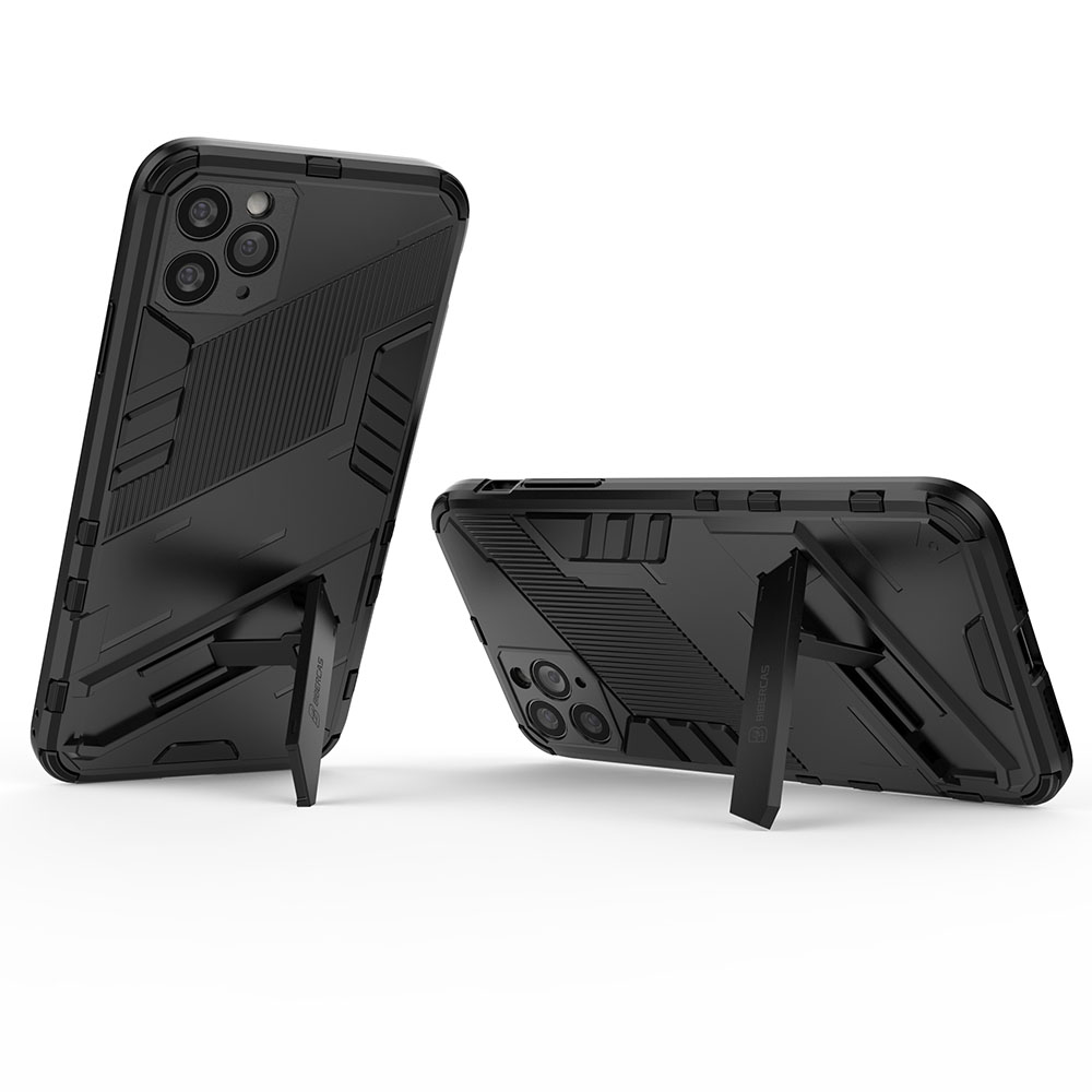 Ốp Lưng OPPO K9X Ốp Lưng Điện Thoại Punk Vỏ an toàn chống sốc kiểu kim loại TPU Full Back với giá đỡ
