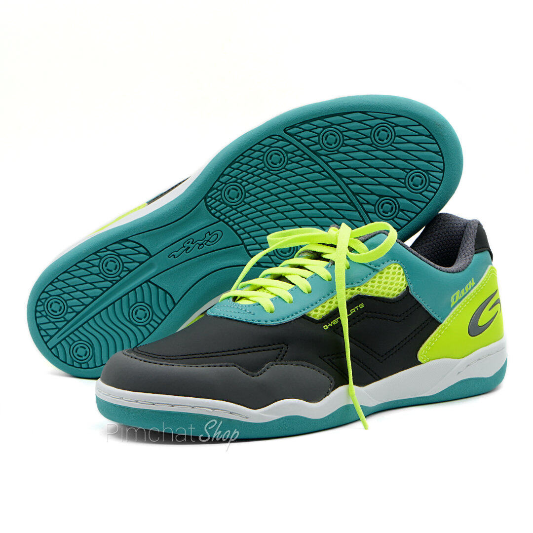 GIGA รองเท้าฟุตซอล รองเท้ากีฬาออกกำลังกาย รุ่น G-Ventilate สีดำเขียว