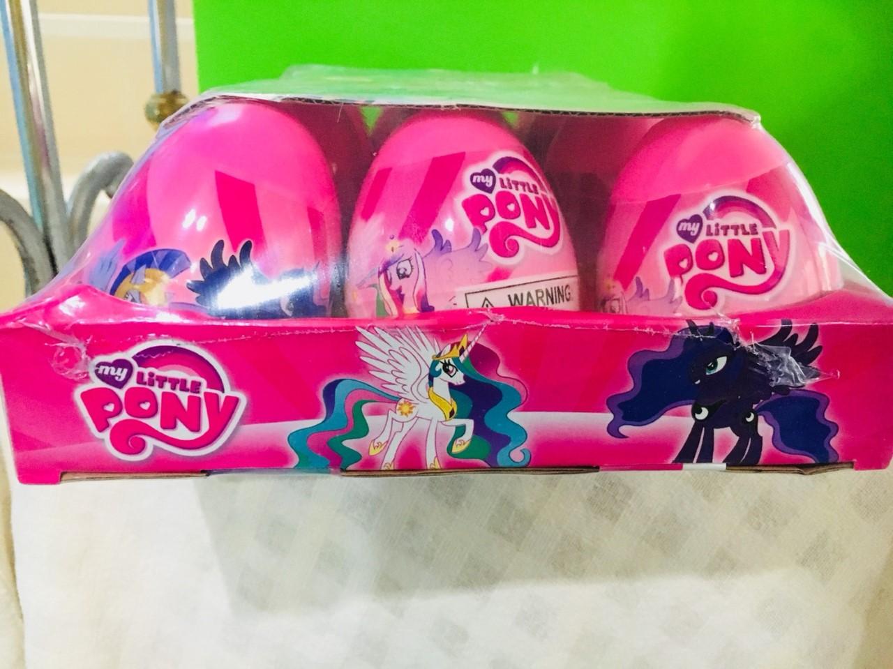 ไข่เซอร์ไพรส์ม้าโพนี egg surprise Pony แพ็ค 12 ใบ egg surprise