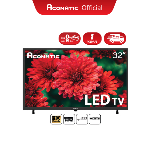 Aconatic LED Analog TV HD แอลอีดี อะนาล็อก ทีวี ขนาด 32 นิ้ว รุ่น 32HA503AN (รับประกัน 1 ปี)