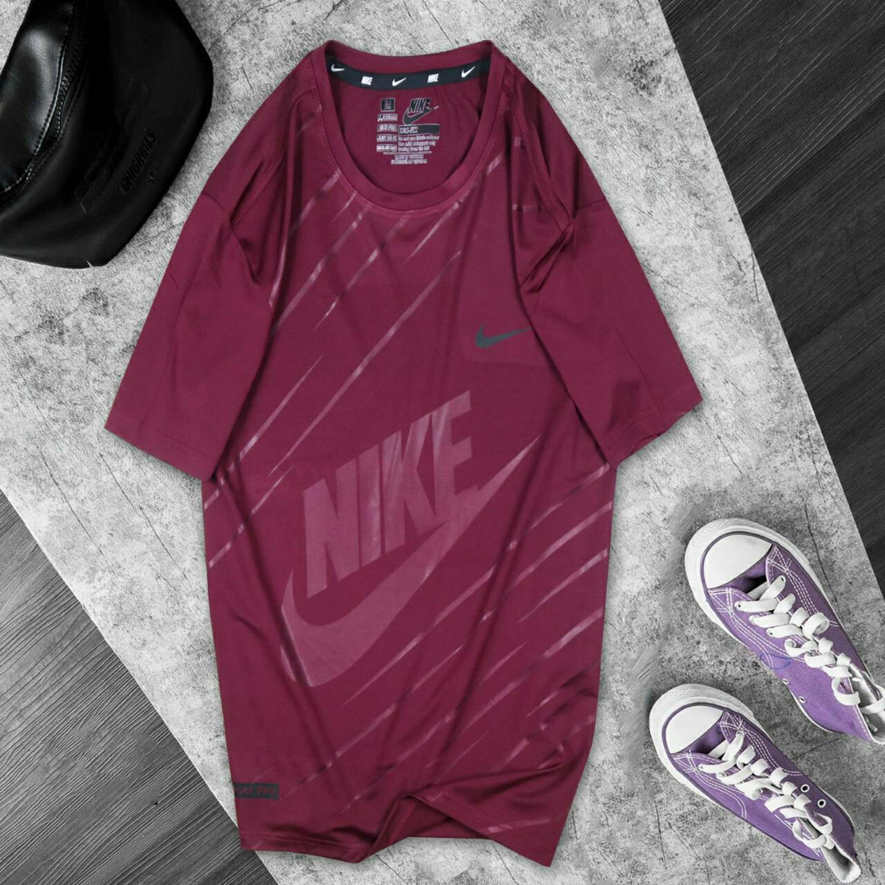 【ข้อเสนอพิเศษ ของแท้】 Nike Unisex เสื้อยืดกีฬา Y001-02