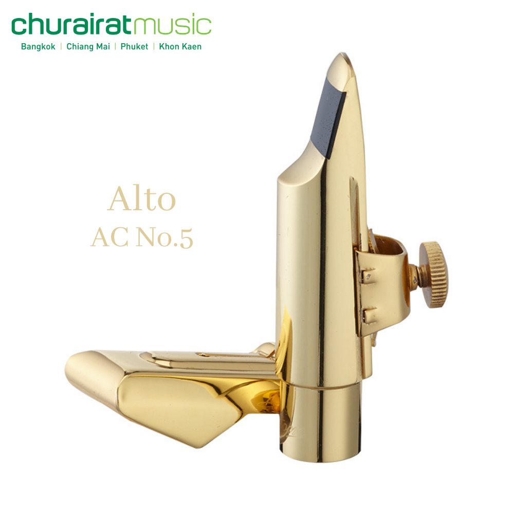 Saxophone Mouthpiece : Custom Alto AC No.5 ปากเป่าแซกโซโฟน อัลโต้ by Churairat Music