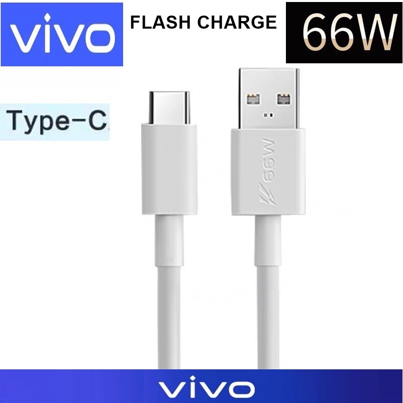 Type C Vivo V20 Se Fast Charging สายชาร์จ แท้ 66W Type-C Plug Fast