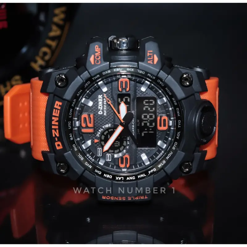 ภาพหน้าปกสินค้านาฬิกา D-ZINER รุ่นใหม่ ผลิตปีล่าสุด กันน้ำ 50 เมตร พร้อมกล่องเหล็กอย่างดี จากร้าน Men's watch shop บน Lazada