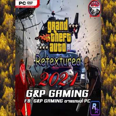 [PC GAME] แผ่นเกมส์ Grand Theft Auto San Andreas Retextured 2021 PC