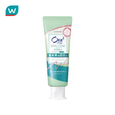 Ora2 Toothpaste Stain Clear Mild Floral White Tea 125 G.