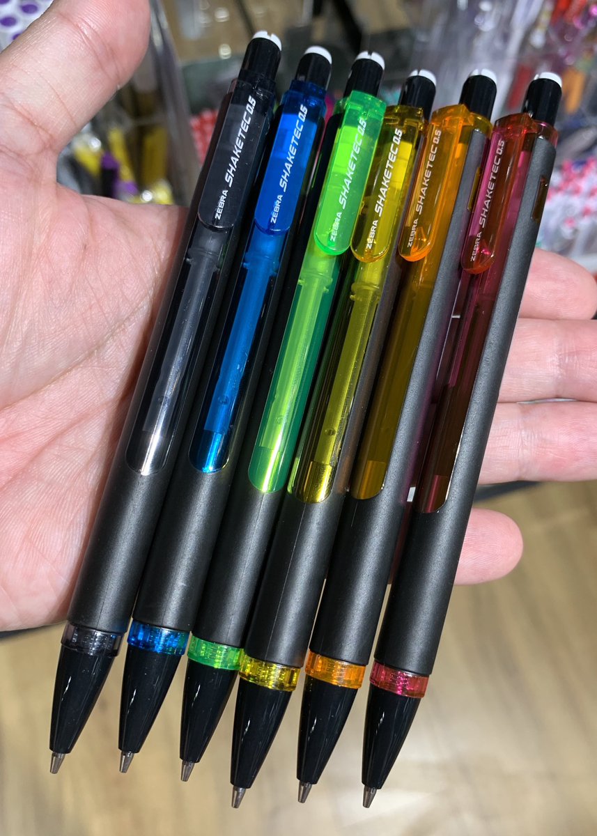 Zebra Shaketec Mechanical pencil 0.5 mm. ดินสอกดเขย่าไส้ยางลบหมุน 1