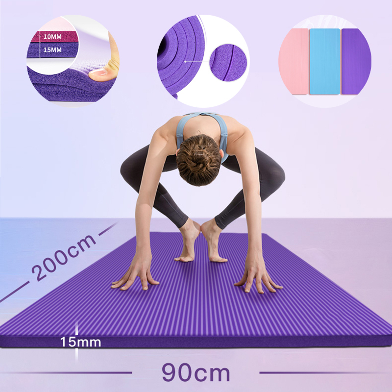 183cm*61cm Yoga Mats Extra Thickness Nonslip Esterilla Pilates Home