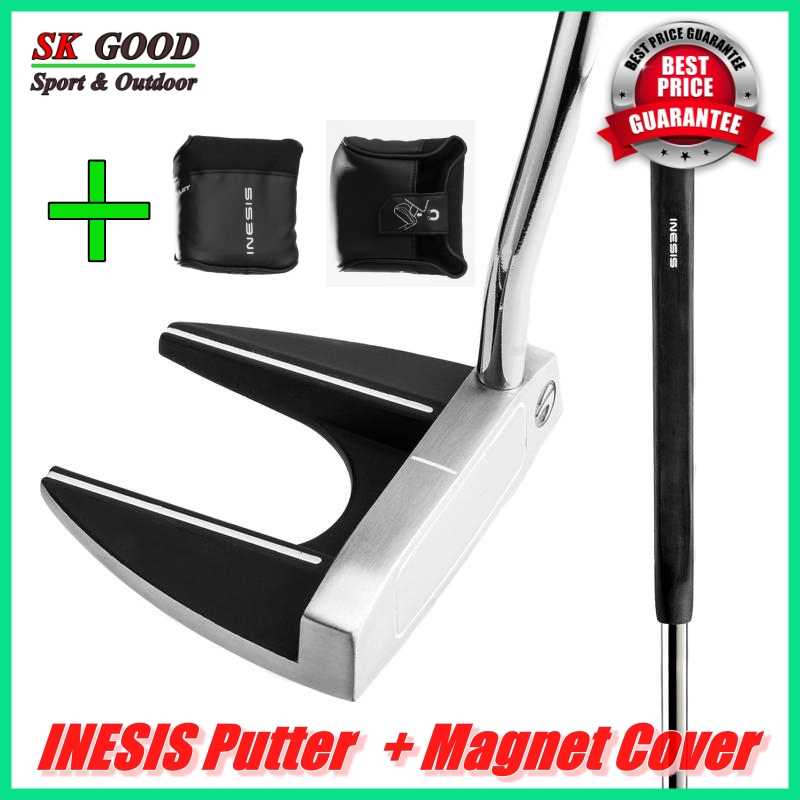 PUTTER Mallet+Magnet Cover พัตเตอร์ ใช้ง่าย ใช้ดี ข้างขวา INESIS PUTTER 100 RIGHT-HANDED