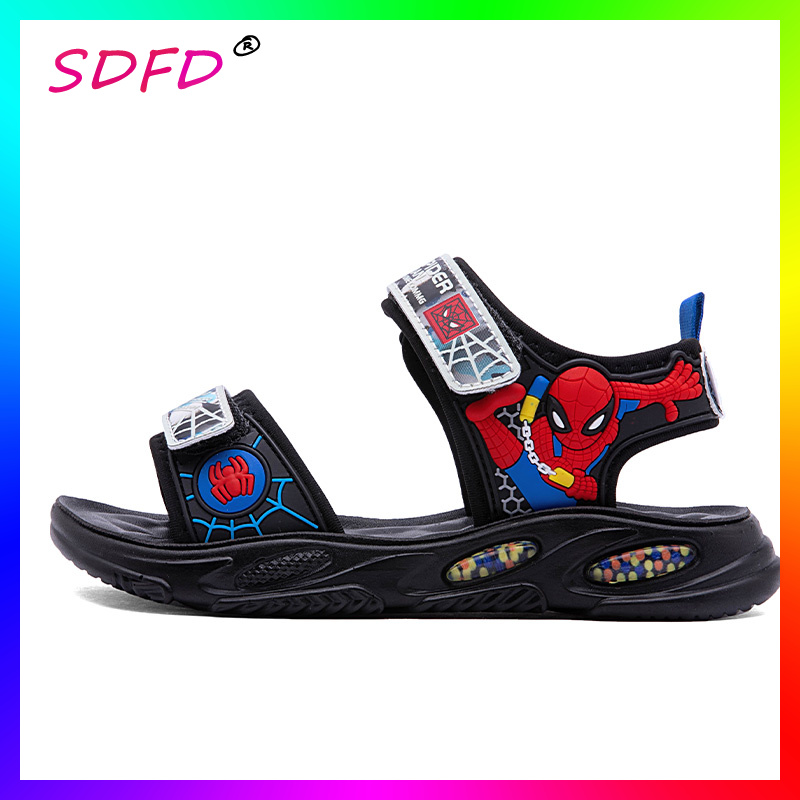 SDFD รองเท้าเด็กและรองเท้าเด็ก รองเท้าแตะเป่าโถวและรองเท้าแตะเด็ก🔥ใช้วัสดุคุณภาพสูง🔥รองเท้าเเตะเด็ก ลายการ์ตูนรองเท้ารัดส้นเด็กรองเท้าเด็ก10ขวบ