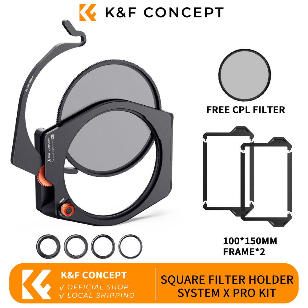 K&F Concept Square Filter Holder System X Pro Kit (Filter Holder + 95mm