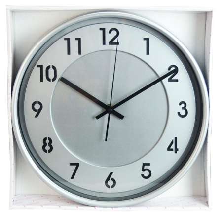 Giavani นาฬิกาแขวน 12″#5633-Silver **ส่งฟรี มีบริการเก็บเงินปลายทาง**