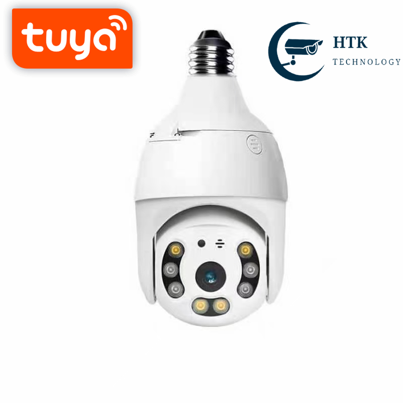E27 หลอดไฟ PTZ 2MP (DP90) Tuya สมาร์ทการติดตามอัตโนมัติ Wifi กล้อง FHD 1080P IP Camera CCTV Security Home
