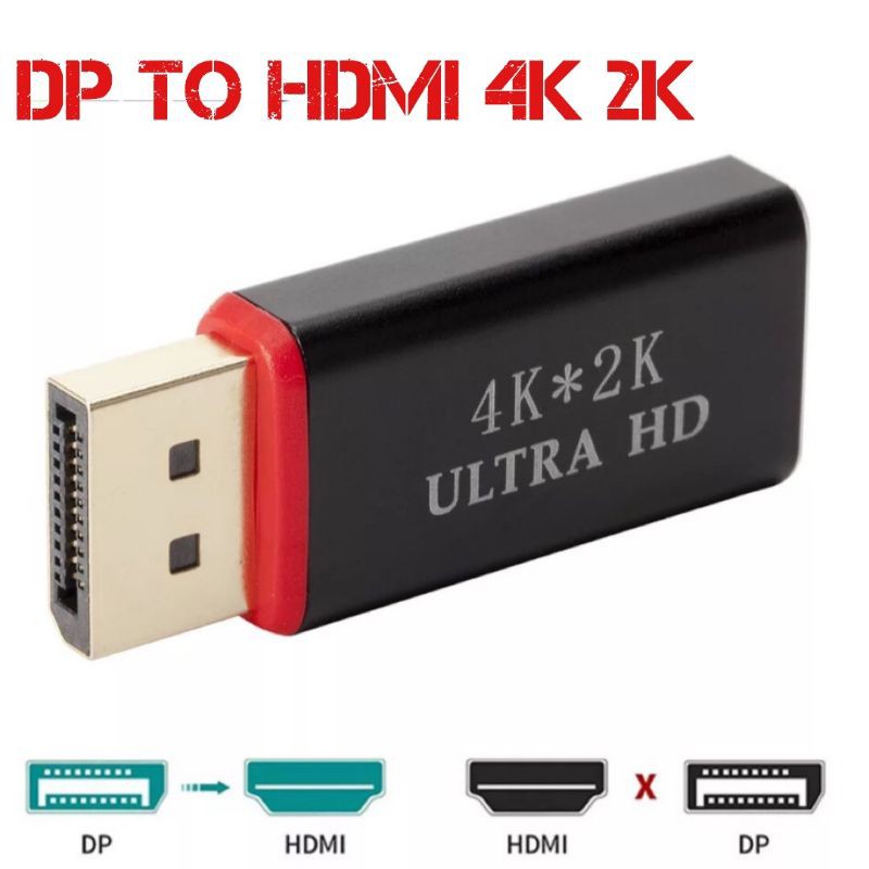 ลดราคา Dp To HDMI DPไปยังอะแดปเตอร์HDMI 4K DPชายหญิงHDMI Video Audio ConverterสำหรับPCแล็ปท็อปโปรเจคเตอร์จอแสดงผลอะแดปเตอร์HDMI #สินค้าเพิ่มเติม แดปเตอร์ สายแปลงสายไฟ PCS Gold HDMI Extender
