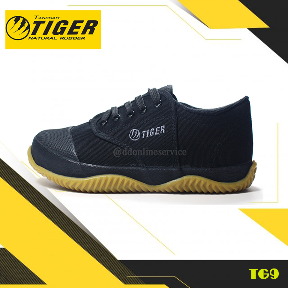 รองเท้าไทเกอร์ รองเท้านักเรียนชาย รองเท้าผ้าใบพละ รองเท้าลูกเสือ รองเท้ากีฬา ฟุตซอล ออกกำลังกาย เพื่อสุขภาพ รุ่น Tiger TG9