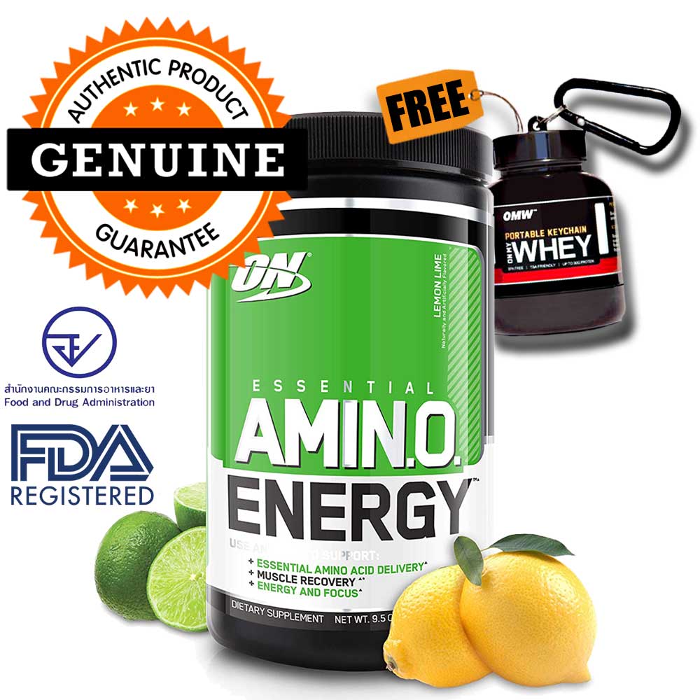 Optimum Nutrition Amino Energy 30 serv pre-workout - Lemon Lime + FREE Whey ON funnel