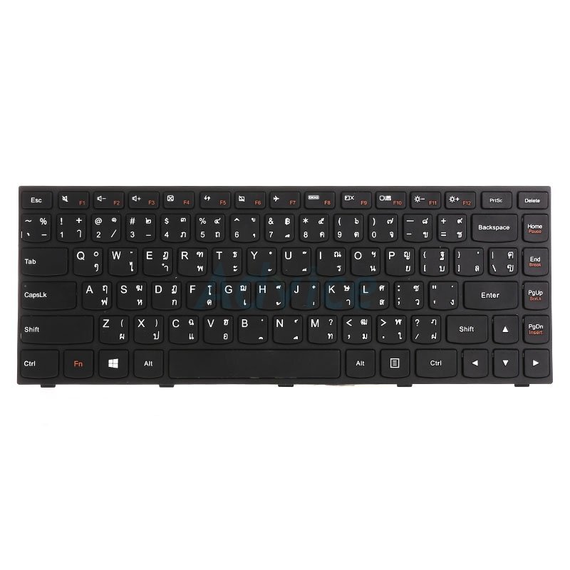 Keyboard LENOVO G40-70 (Black) 'ThreeBoy' (สกรีนไทย-อังกฤษ) เสียเปลี่ยนใหม่