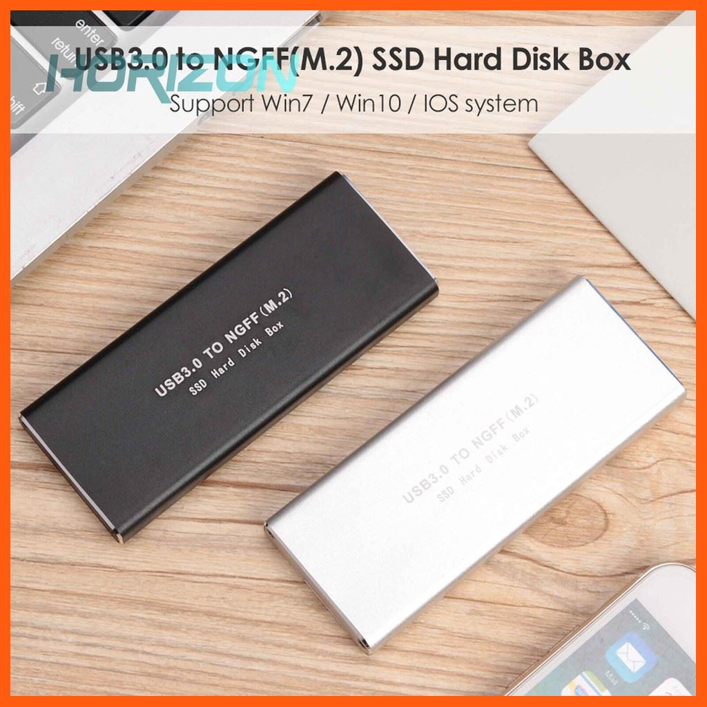 ✨✨#BEST SELLER?? Half YEAR SALE!! USB3.0 to NGFF M.2 NGFF SSD Hard Disk Box External Enclosure Case(สำหรับM.2Sata B Key ไม่รองรับNVMe) เคเบิล Accessory สาย หูฟัง usb ตัวรับสัญญาณ HDMI เสียง TV ระบบสี แสง จอถาพ บันเทิง