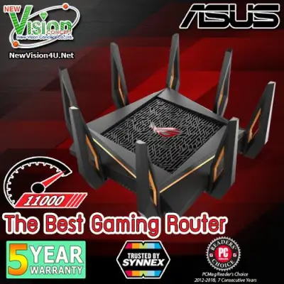[BEST SELLER] ASUS GT-AX11000 ROG Rapture AX11000 Tri-band WiFi Gaming Router by Kerry Express