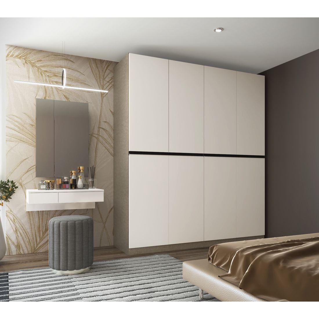 SB Design Square SB FURNITURE ตู้เสื้อผ้า ขนาด 200 ซม. รุ่น Wardrobe