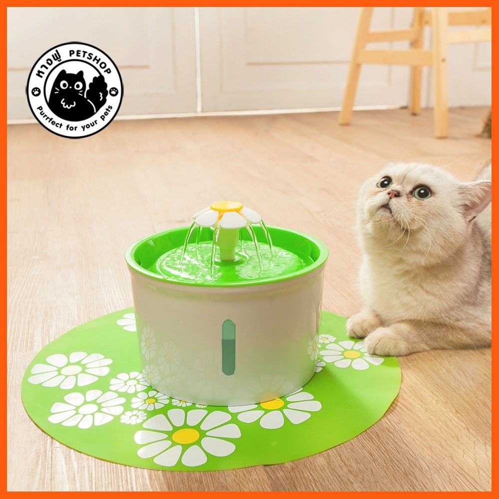 SALE 💧พร้อมส่ง💧 น้ำพุแมว Beaconpet ปลอดภัย ช่วยกระตุ้นการทานน้ำลดโรคไต พร้อมไส้กรอง และแผ่นซิลิโคนกันลื่น สัตว์เลี้ยง แมว ทรายแมวและห้องน้ำ