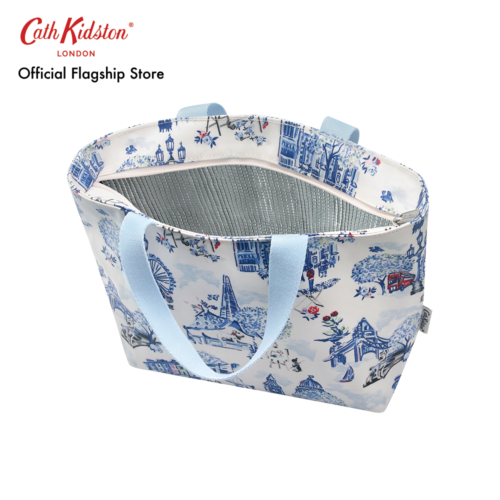 Cath Kidston Lunch Tote 30 Years London Toile Cream กระเป๋า กระเป๋าเก็บ