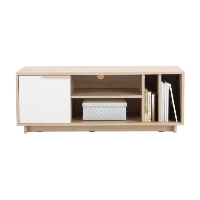 ดูราคา WINNER FURNITURE ตู้วางทีวี รุ่น มาร์ 120 ซม. สีไวท์ โอ๊ค ราคา