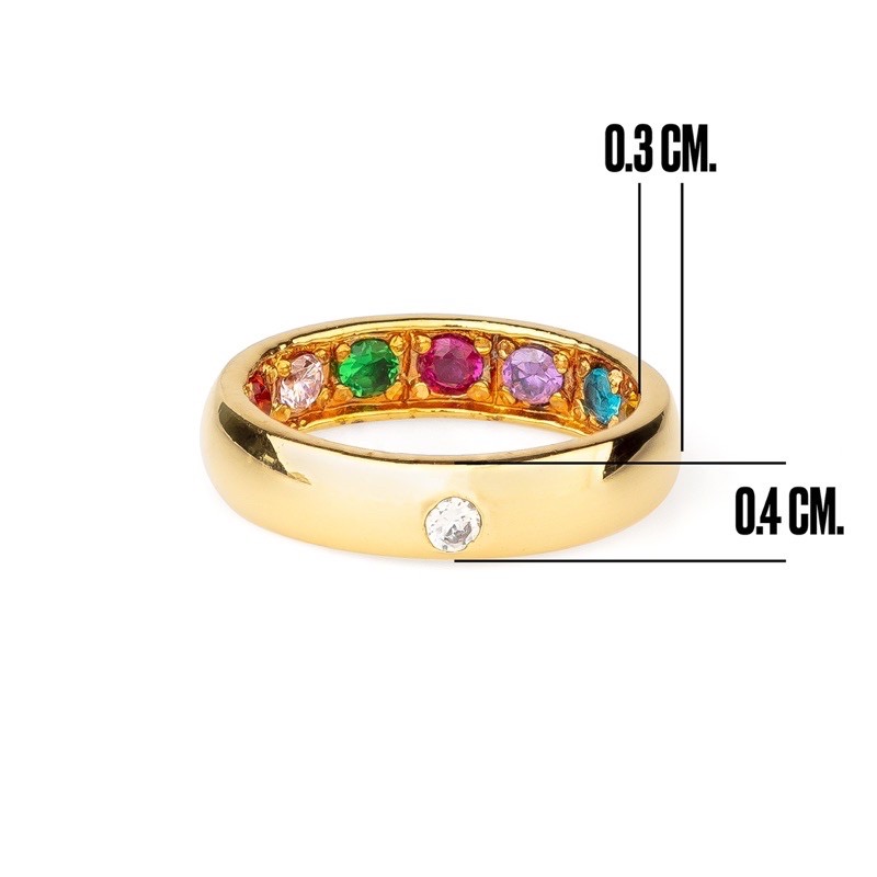 แหวนพูนทรัพย์ แหวนนพเก้า แหวนซ่อนทรัพย์ แหวนนำโชค ใส่แล้วดี เพิ่มพูนทรัพย์ พร้อมส่ง!!(สีทอง)