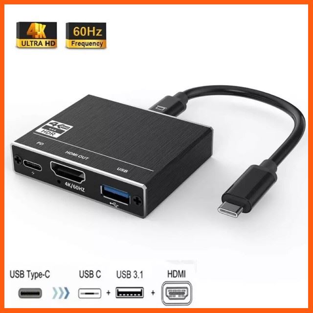 ลดราคา TYPE C To USB 3.0 ฮับ Hdmi HDMI 2.0 4K 60Hz 100W PD ชาร์จพอร์ตสำหรับ MacBook DELL แล็ปท็อป #ค้นหาสินค้าเพิ่ม สายสัญญาณ HDMI Ethernet LAN Network Gaming Keyboard HDMI Splitter Swithcher เครื่องมือไฟฟ้าและเครื่องมือช่าง คอมพิวเตอร์และแล็ปท็อป