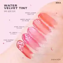 ภาพขนาดย่อของภาพหน้าปกสินค้าBbia Water Velvet Tint เปีย (ลิปทินท์, เนื้อน้ำ, ทาได้ทุกวัน) จากร้าน Bbia บน Lazada ภาพที่ 9