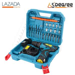 STELLAR สว่านไร้สาย 24V รุ่น ST-005 พร้อมแบตเตอรี่ 2 ก้อน และอุปกรณ์เสริมรวม 25 ชิ้น