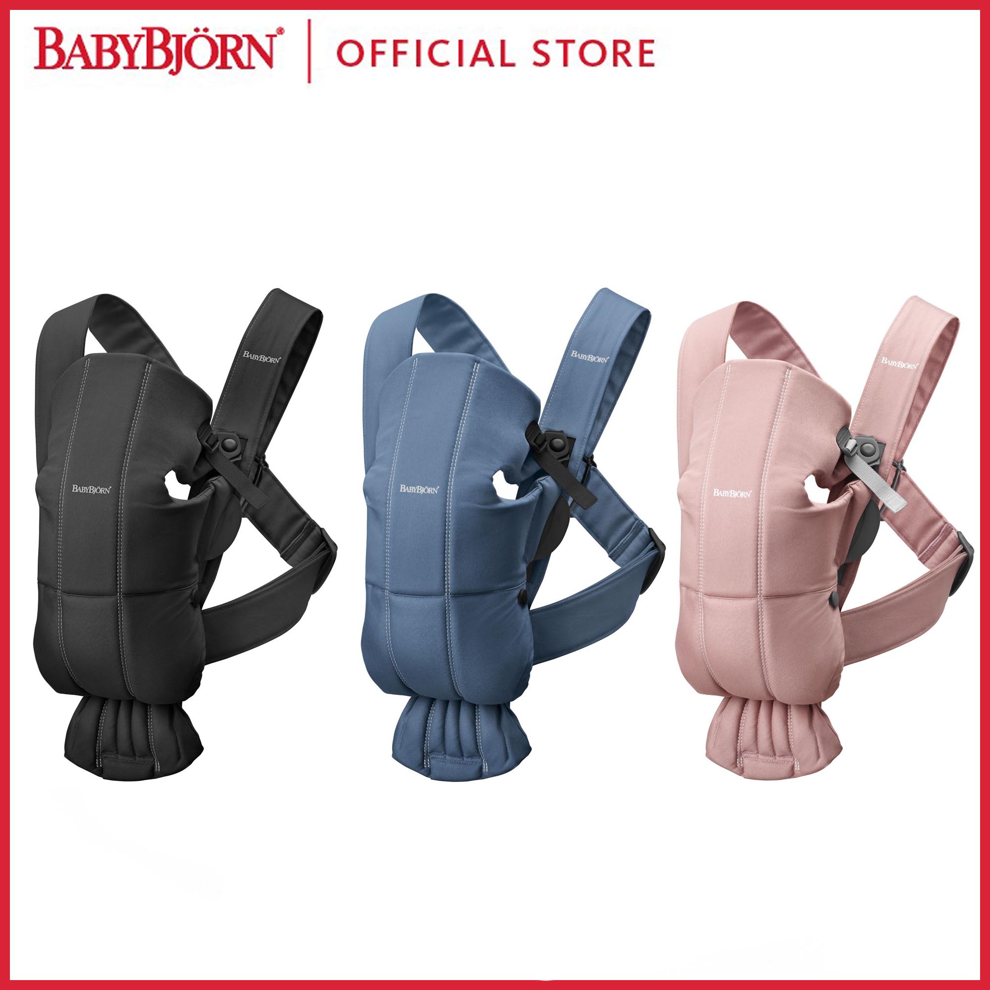 BABYBJORN Baby Carrier Mini Ergonomic carrier for Newborn Cotton