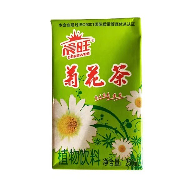 菊花茶 ชาเก๊กฮวยพร้อมดื่ม ขวดละ250ml ชาดอกเก๊กฮวยมีกลิ่นหอม รสชาตินุ่มชุ่มคอให้ความรู้สึกสดชื่นและยังช่วยแก้ร้อนในได้ด้วย