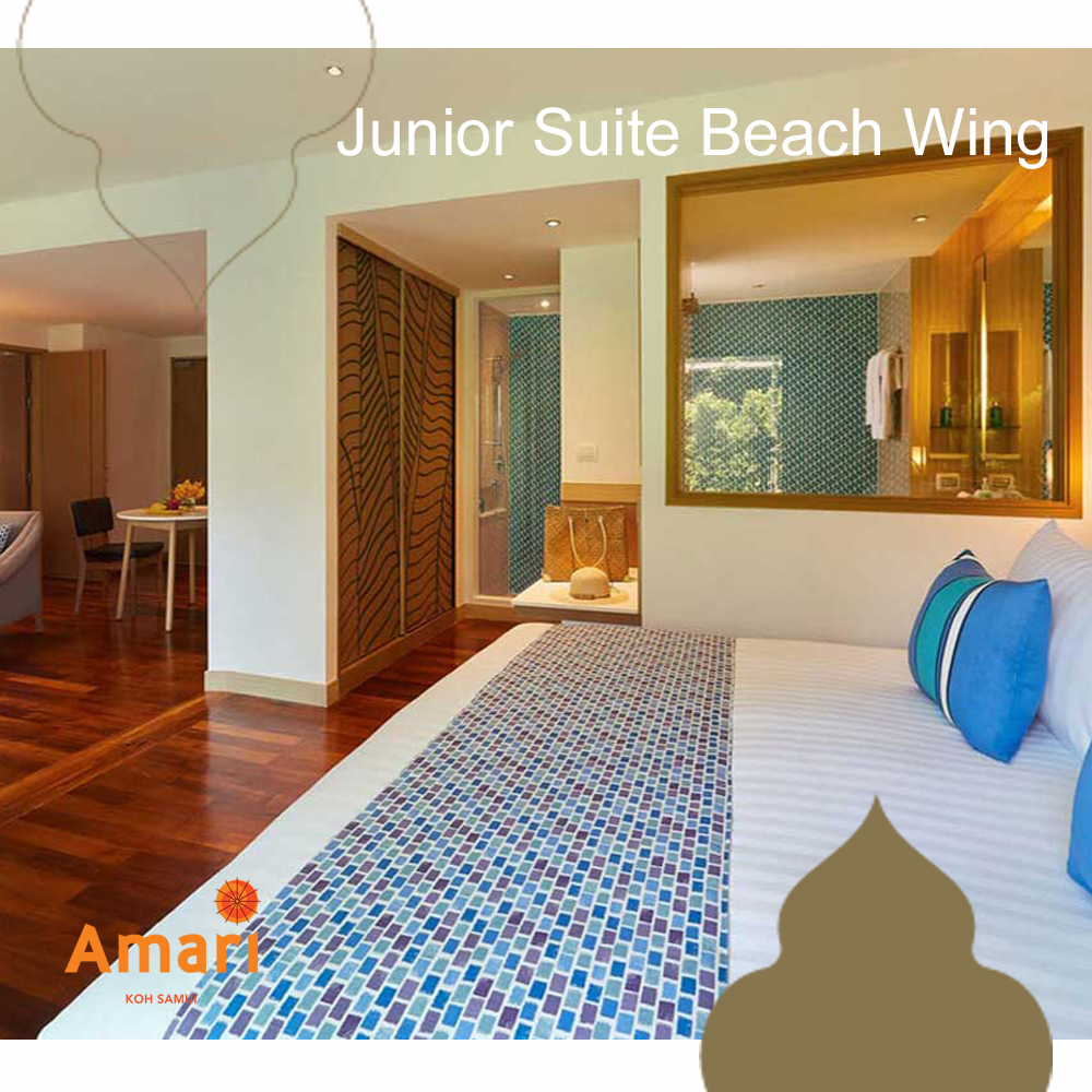 E-Voucher Amari Koh Samui - Junior Suite Beach Wing : พักได้ถึง 23 ธันวาคม 2564 [จัดส่งทาง Email]