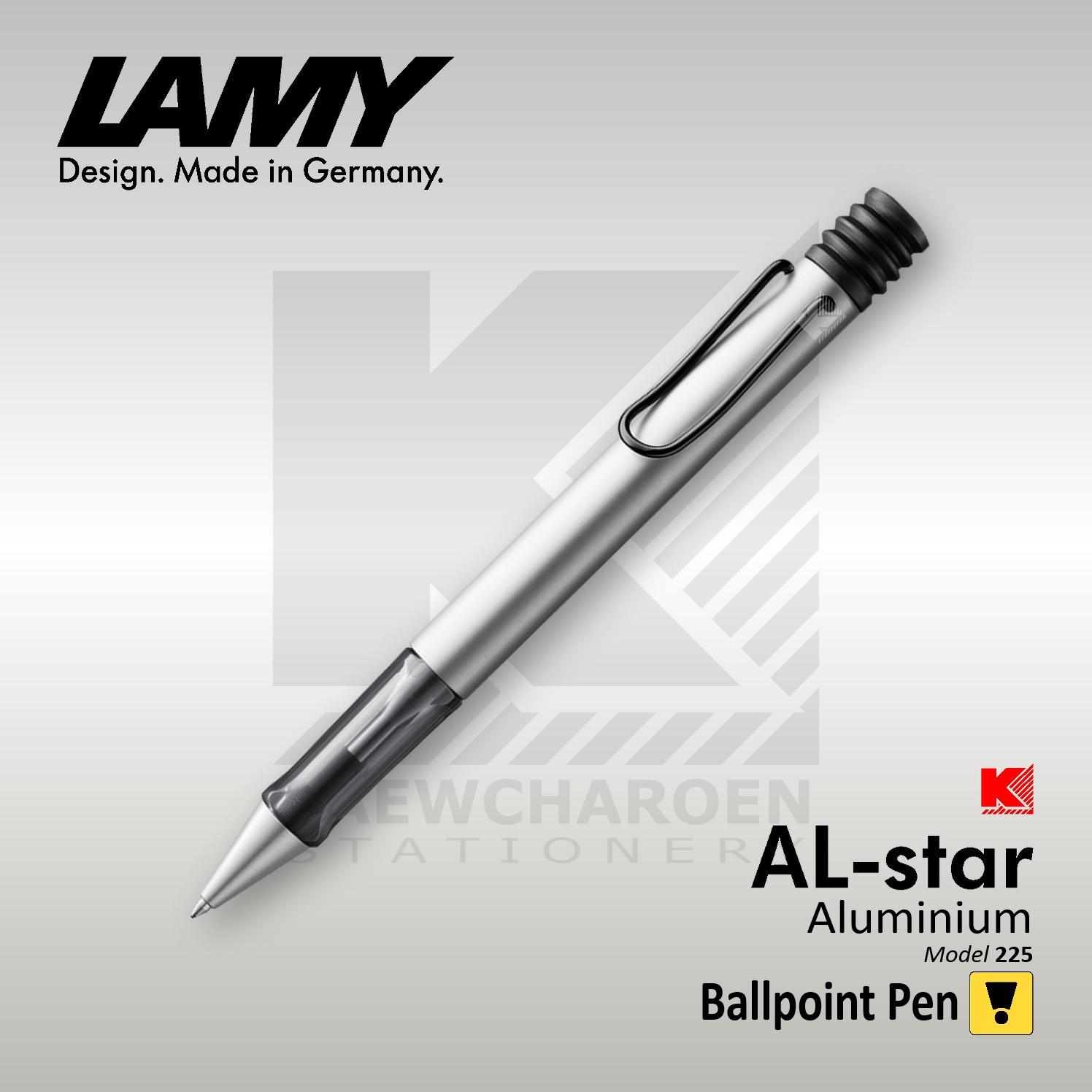 ปากกาลูกลื่น LAMY AL-Star 225 ด้ามสีเงินอลูมิเนี่ยม (Aluminum)