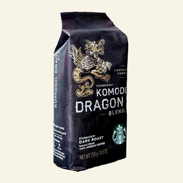 แนะนำ เมล็ดกาแฟ Starbucks Coffee Bean Komodo Dragon Blend