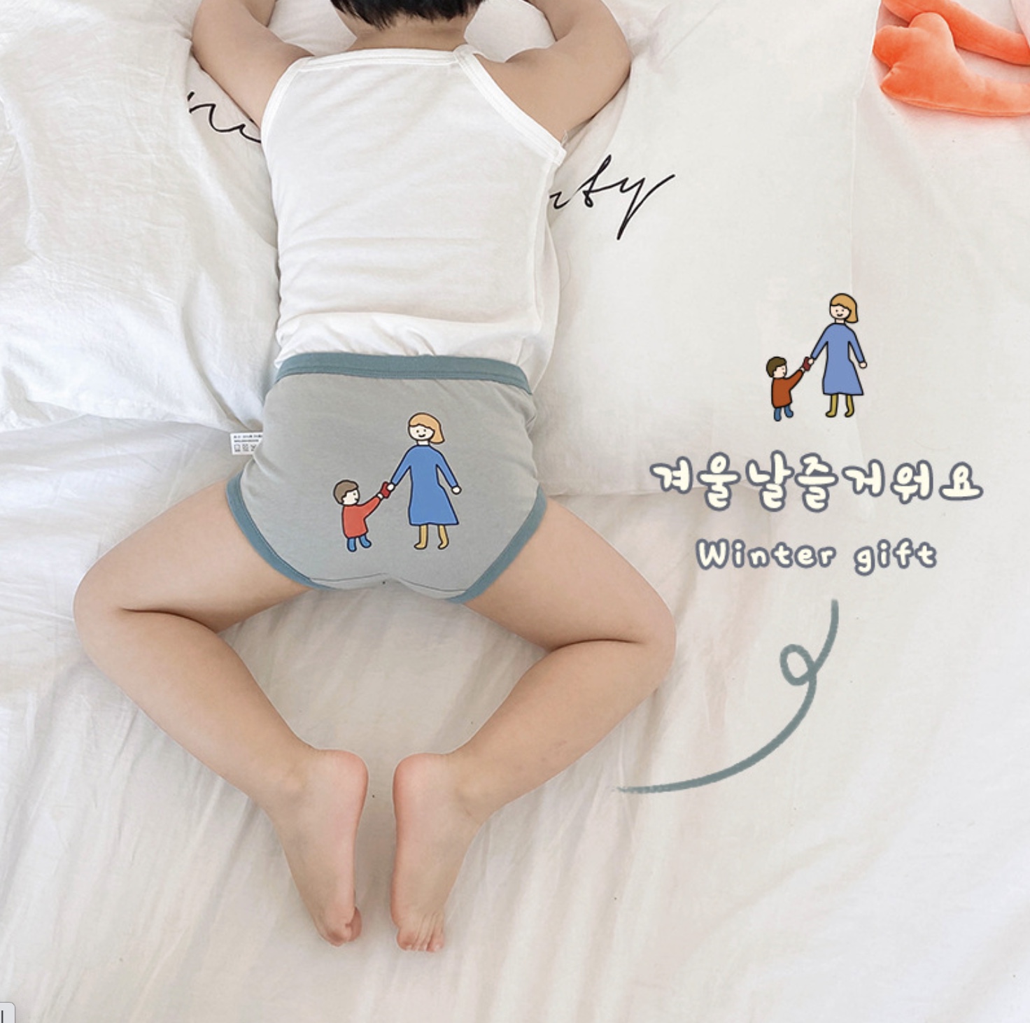 3 pairs of Kids' underwear pantie ชุดชั้นในเด็ก กางเกงชั้นในน่ารัก ภาพการ์ตูน สำหรับทั้งชายและหญิง Boys and Girls Cotton made comfortable and safe ผ้าคอตตอนใส่สบาย comfortable