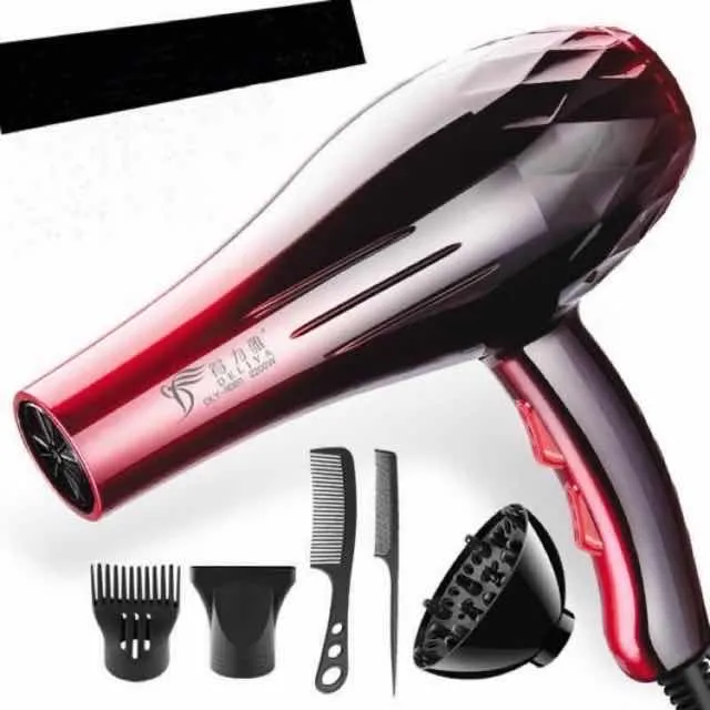 ไดร์เป่าผม DELIYA 8080 2200W Hair dryer(ปรับความร้อน&แรงลมได้) ไดร์เป่าผม เป่าผม ไดเป่าผม ไดรเป่าผม พกพา เครื่องเป่าผม DLY ไดร์เป่าผม ร้อนเร็ว ลมแรง รุ่น DLY- 8080