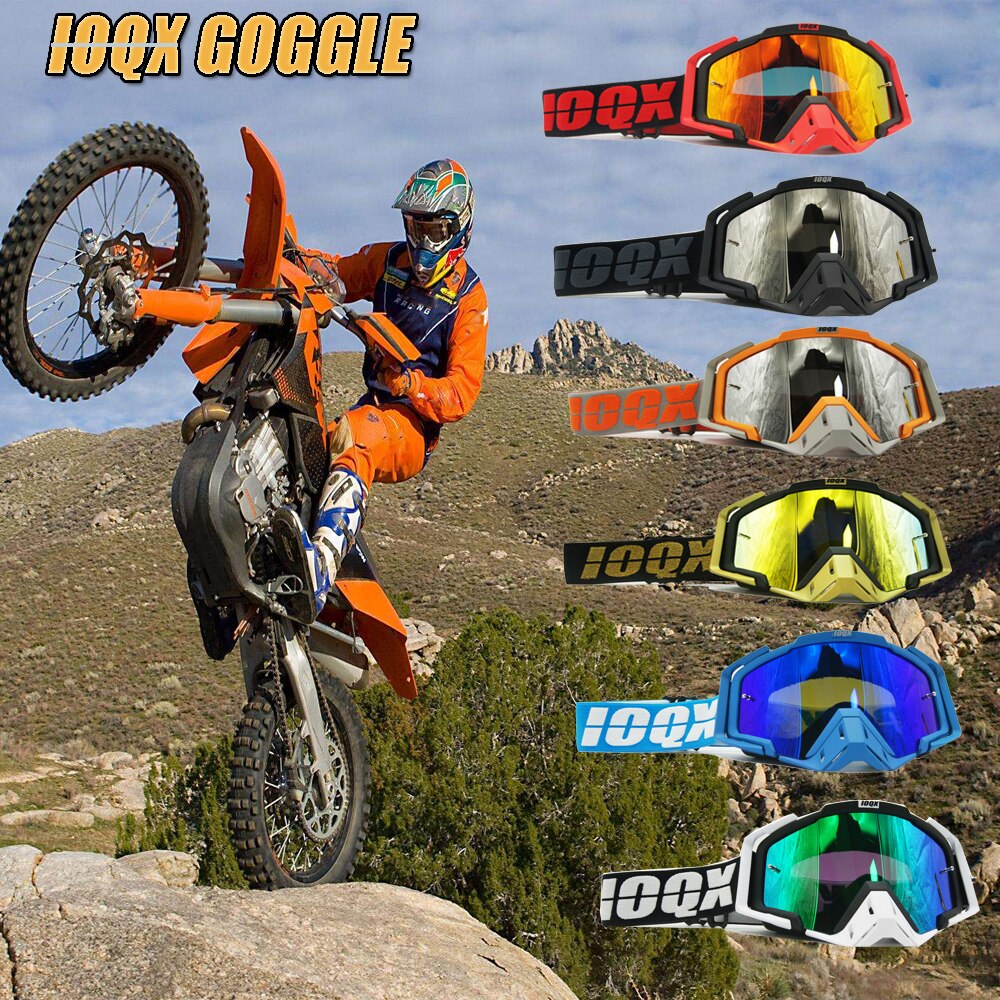 แว่นตากันแดด Moto รถจักรยานยนต์แว่นตากลางแจ้งแว่นตา ATV สำหรับแว่นตา Motocross ATV Casque IOQX MX แว่นตาหมวกกันน็อครถจักรยานยนต์