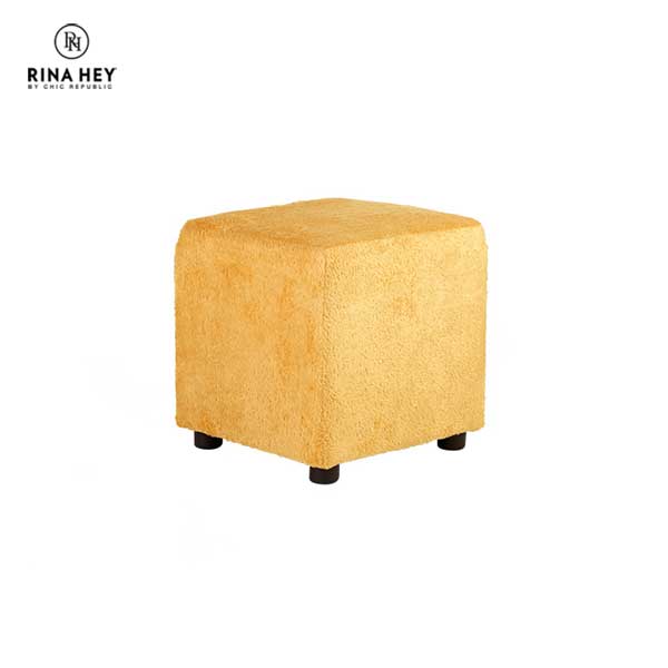 RINA HEY NED-S,Stool เก้าอี้สตูล หุ้มผ้า STOOLS OTTOMANS W46 x D46 x H48 cm – สี หลากสี