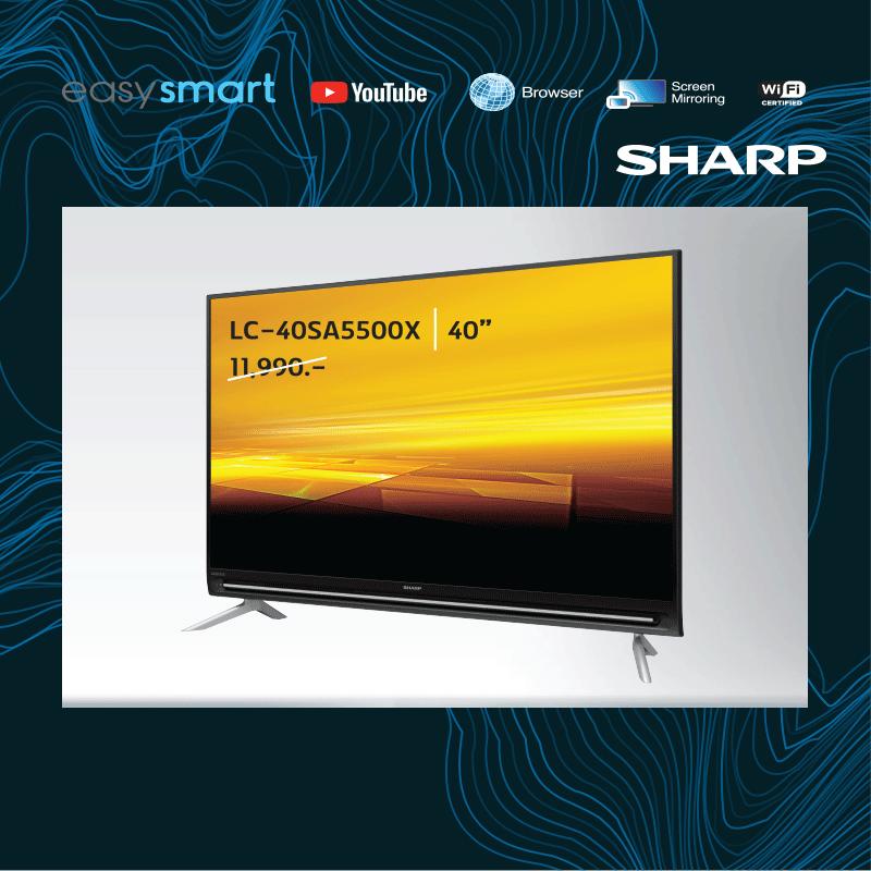 LED SHARP 40 นิ้ว 2K EASY SMART TV