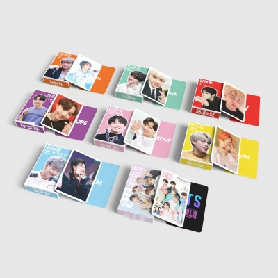 54pcs Bangtan Boys Lomo Cards Kpop Postcard Set Photo Print Album Korean Fashion Cute Boys Poster Picture Jungkook Fans Gifts