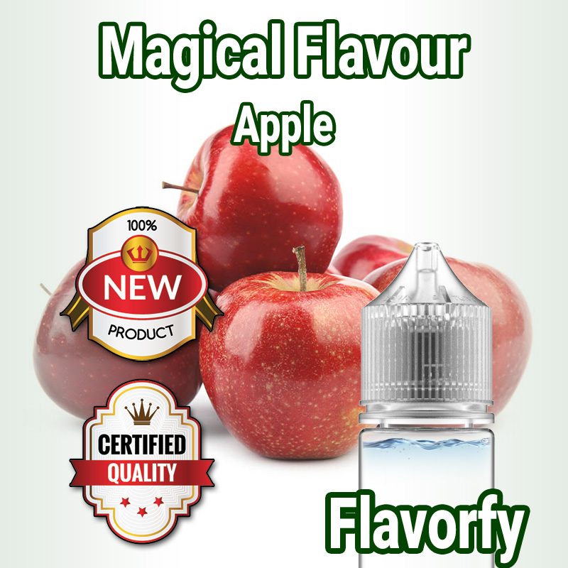 Magical Flavour Apple 8002 - กลิ่นแอปเปิ้ล 8002 - กลิ่นผสมอาหาร - ผ่านการรับรองจาก อย. ประเทศไทย บรรจุและขายโดย Flavorfy กลิ่นผสมอาหารอเนกประสงค์ เหมาะสำหรับ ลูกอม, กัมมี่, น้ำผลไม้, เบเกอรี่, ไอศครีม, ของเหลวอื่่นๆ