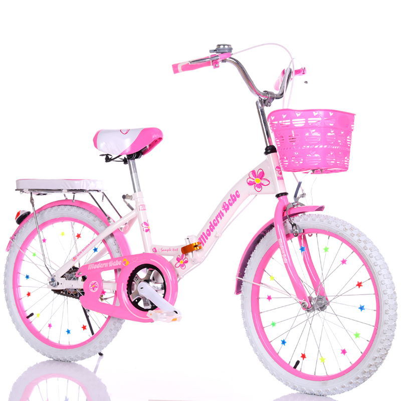 โปรโมชั่น จักรยานเด็กพับได้หญิง8-10-12-15รถเข็นเด็กอายุปีเด็กสาวนักเรียนจักรยานผู้ใหญ่ความเร็วตัวแปรรถ ราคาถูก จักรยาน จักรยานเด็กพับได้ จักรยานไฟฟ้า จักรยานพับได้