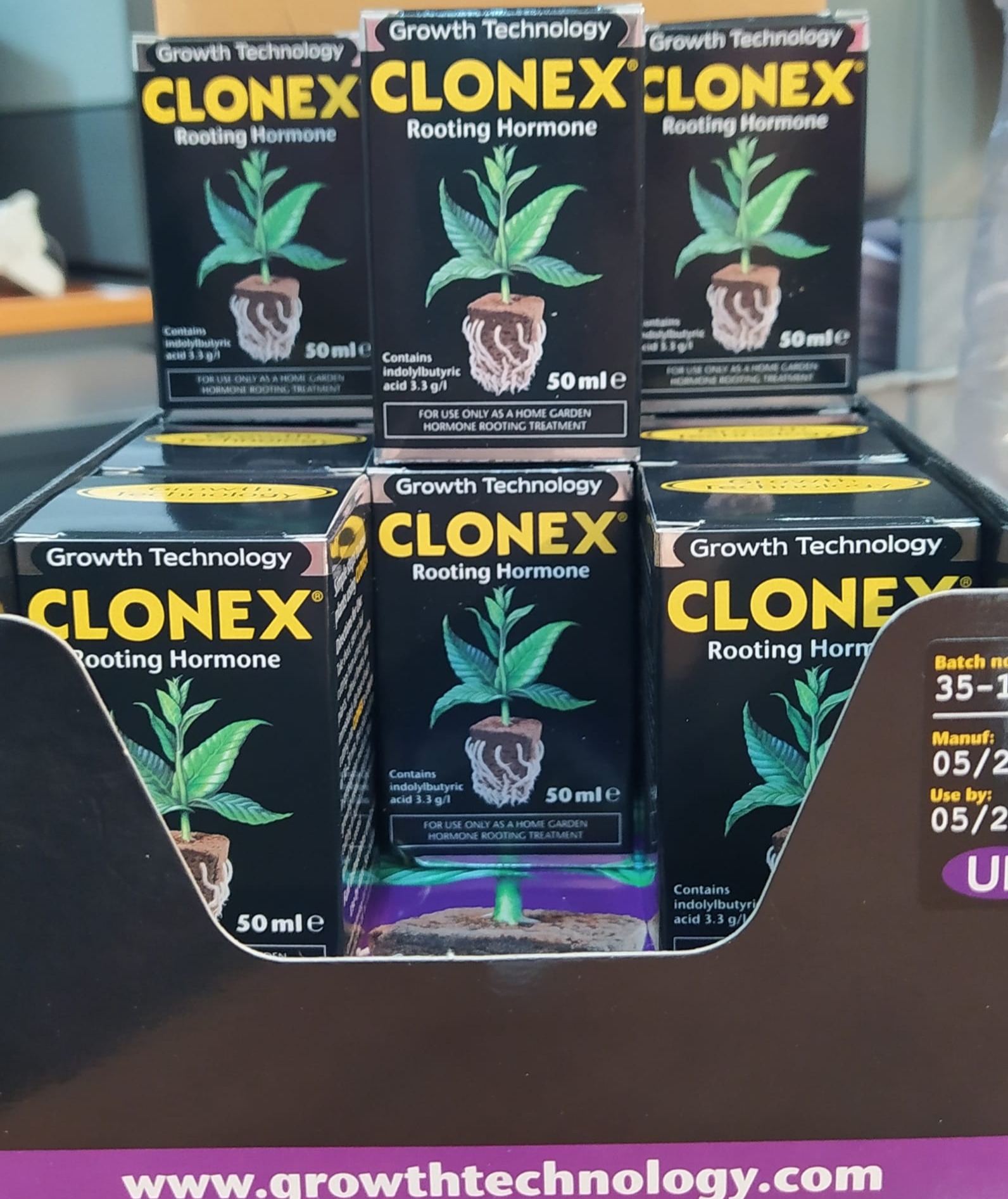 Clonex เจลเร่งราก 50 Ml. (Clonex Rooting Hormone Gel 50ml.) ผลิต 09/ ...