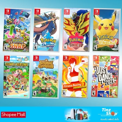 Nintendo Switch 8 Game Best Seller 2020 นินเทนโดสวิทซ์ 8 เกมขายดี ปี 2020-2021
