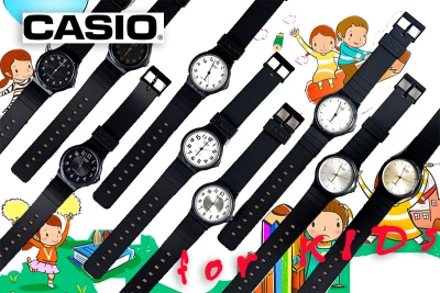 Velashop นาฬิกาข้อมือเด็ก CASIO สายเรซิน รุ่น MQ-24