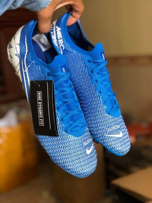 พร้อมสต็อก 2020 ลดกระหน่ำ รองเท้าสตั๊ด Mens Women NIKE Mercurial Vapor360 สีฟ้า รองเท้าฟุตบอลอาชีพ �   �องเท้าฟุตบอลคุณภาพดี รองเท้ากีฬา รองเท้ากีฬาผู้ชาย รองเท้าผ้าใบ แถมฟรี ดันทรง ถุงเท้าสั้น ถุงผ้า พร้อมกล่องแบรนด์